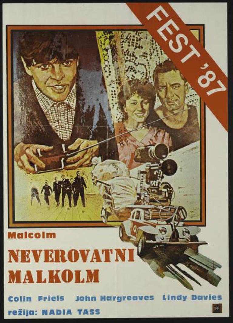Poster for the Yugoslavian release of Malcolm