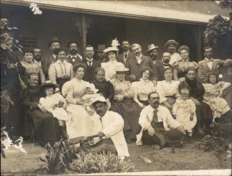 Members of Sydney’s French Community gathered after a cricket match