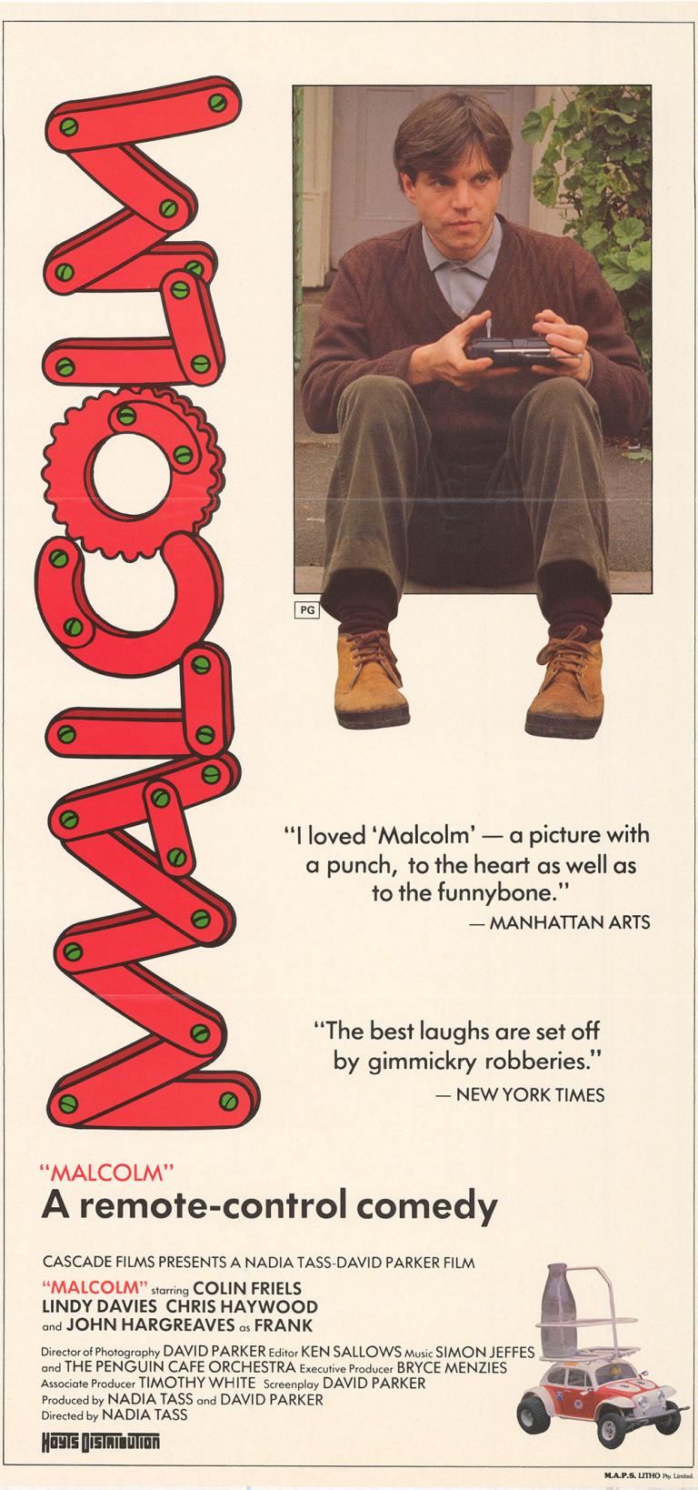 Poster for the film Malcolm