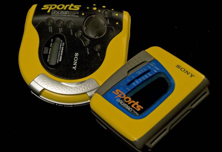 Sony Sports Walkman and Sony CD Walkman (Discman)