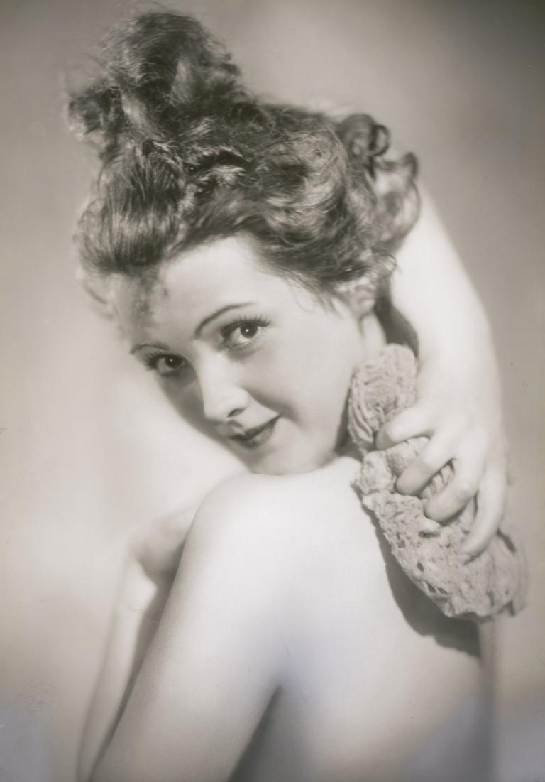 Photographic portrait of film actress Susi Lanner.