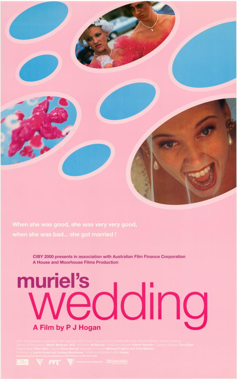 Festival poster for the Cannes Film Festival for Muriel's Wedding