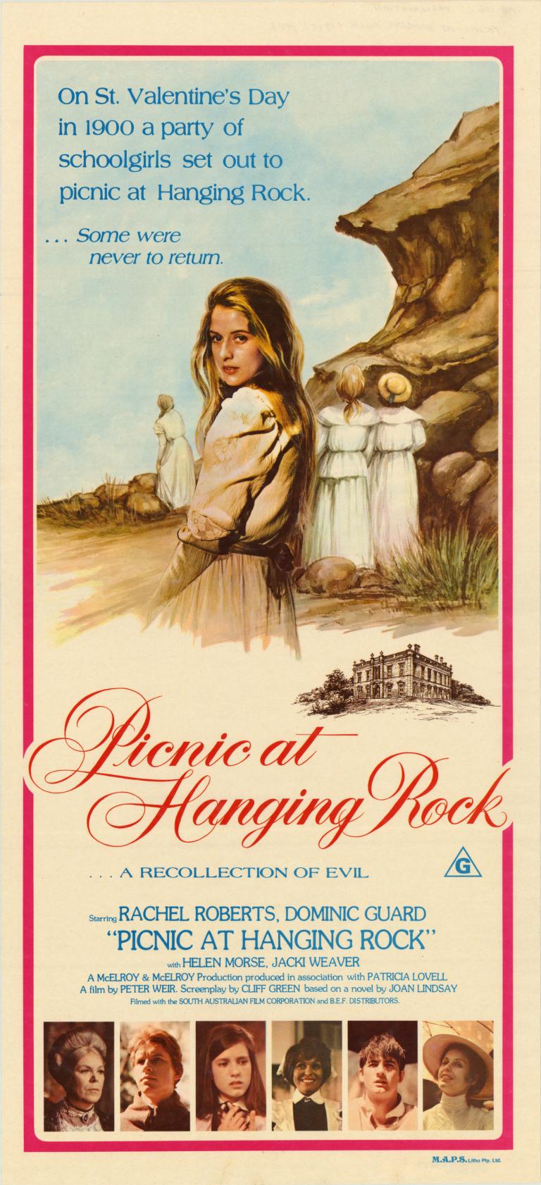 Australian poster for 'Picnic at Hanging Rock' 