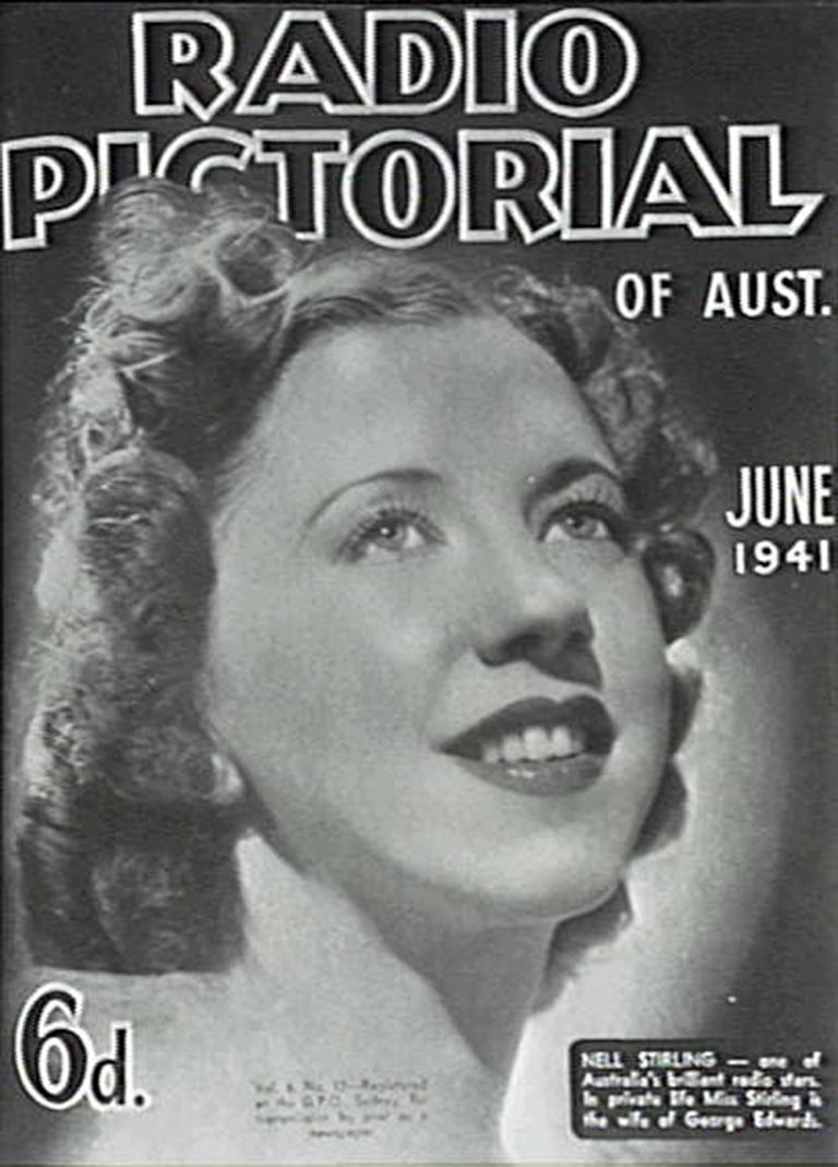 Cover of Radio Pictorial of Australia featuring Nell Stirling