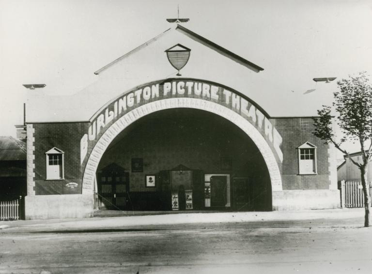 The exterior of the Burlington Picture Theatre in Bathurst