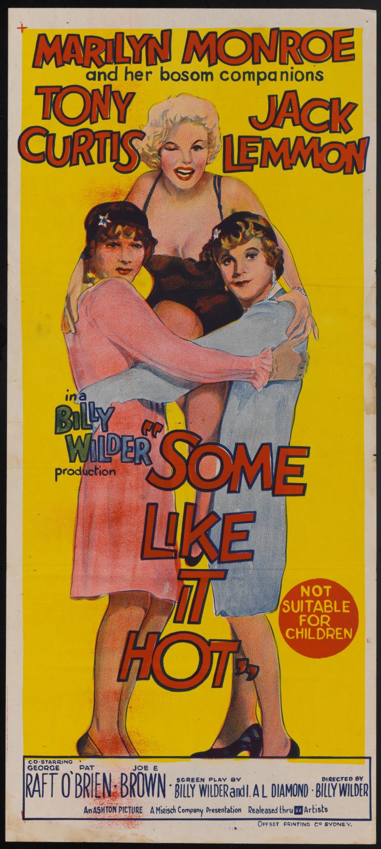 Movie poster for the film Some Like it Hot