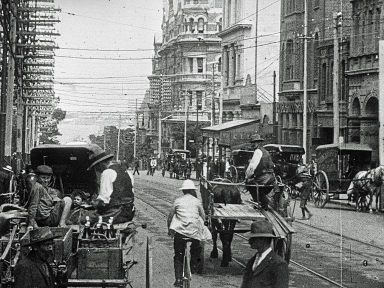 A city street in Perth, c1907