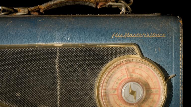  His Master's Voice Portable Transistor Radio