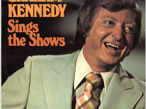Front cover of album Graham Kennedy Sings the Shows with Kennedy smiling