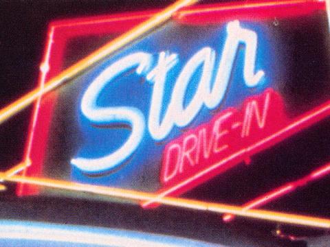 Neon sign that reads Star Drive-In