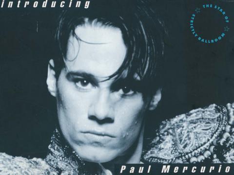 Cover of a promotional booklet, 'Introducing Paul Mercurio', about the star of the film Strictly Ballroom