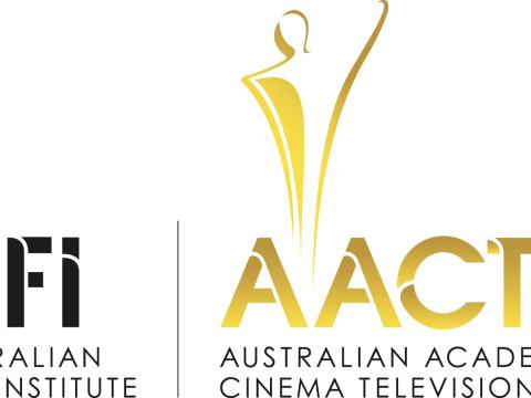 Combined logos for Australian Film Institute, or AFI, and the Australian Academy of Cinema and Television Arts, or AACTA
