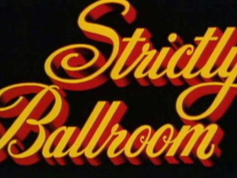 Strictly Ballroom logo as it appears in the film's trailer