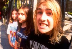 Photo of the members of Silverchair