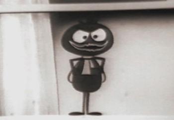 Louie the fly from the 1962 animated Mortein pest spray TV advertisement