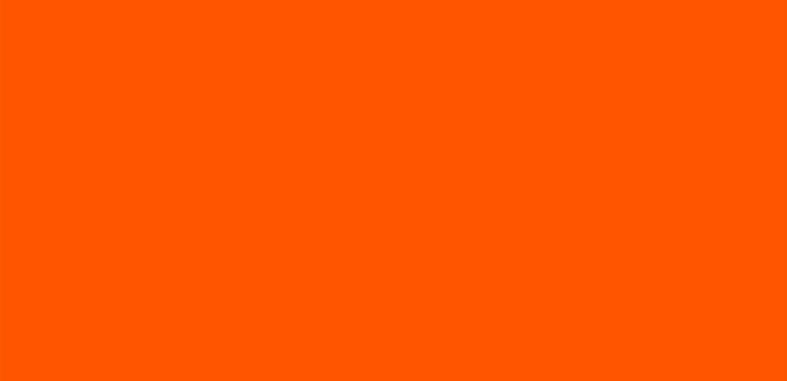 An orange block of colour with nothing else on it.