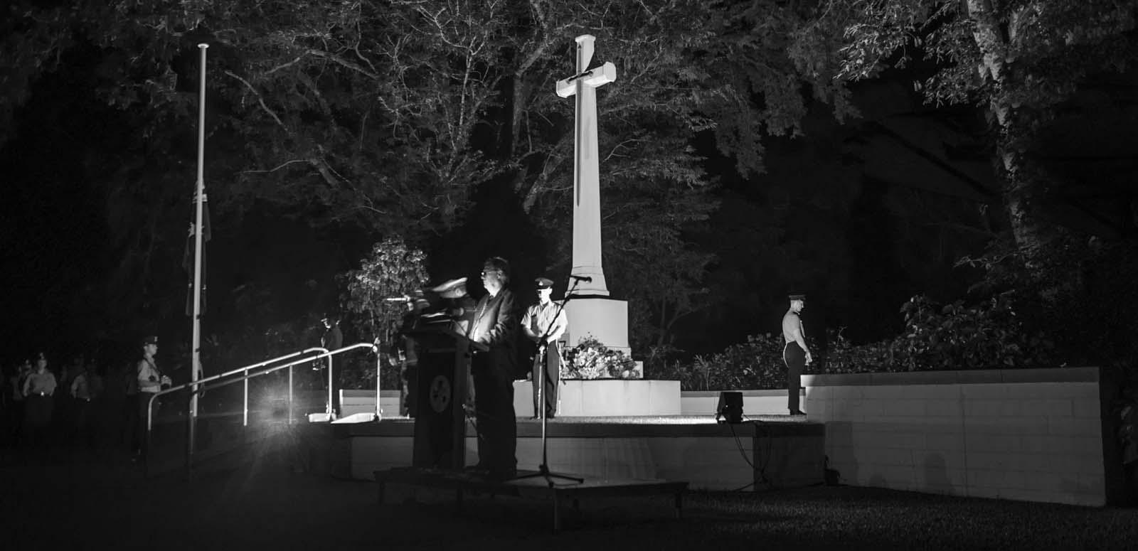 Anzac Day dawn service held at Adelaide River in Darwin, 2017