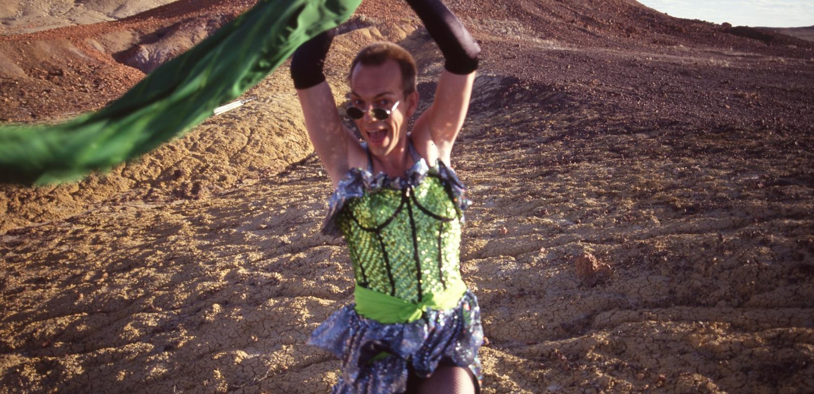 Hugo Weaving as Mitzi in Priscilla Queen of the Desert