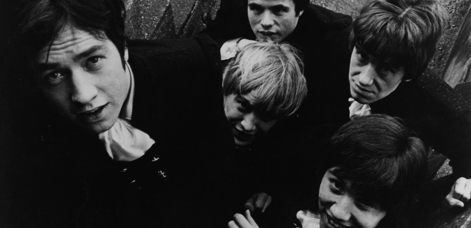 Looking down on all five members of The Easybeats