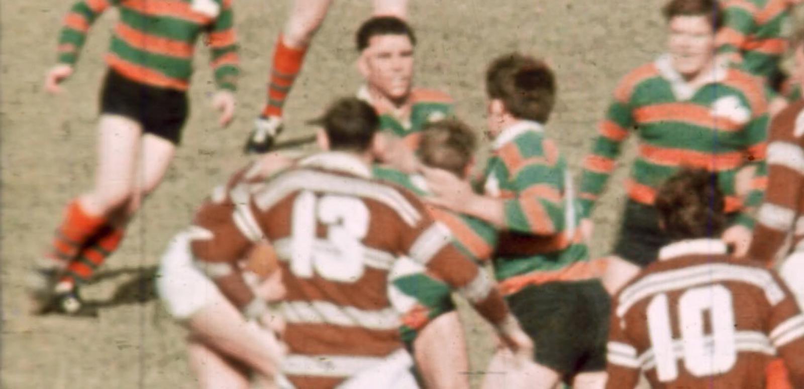 Frame capture of the 1970 grand final between Manly and South Sydney