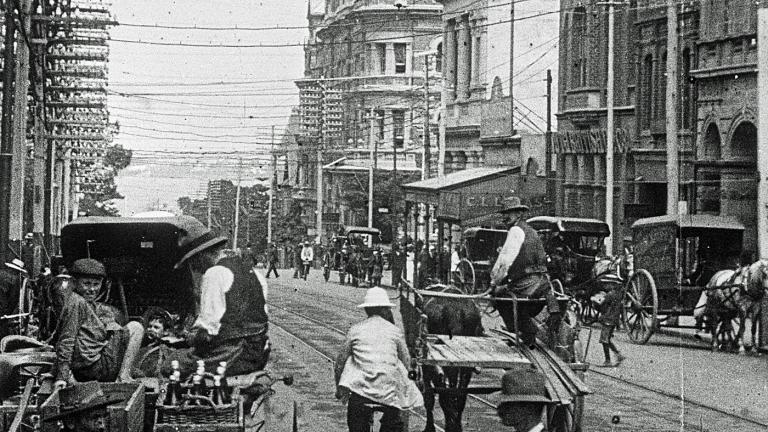 A city street in Perth, c1907