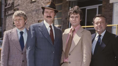 The cast members of the final, 1974 season of detective TV show Homicide