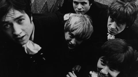 Looking down on all five members of The Easybeats