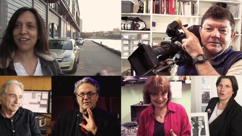 A montage of Australian filmmakers